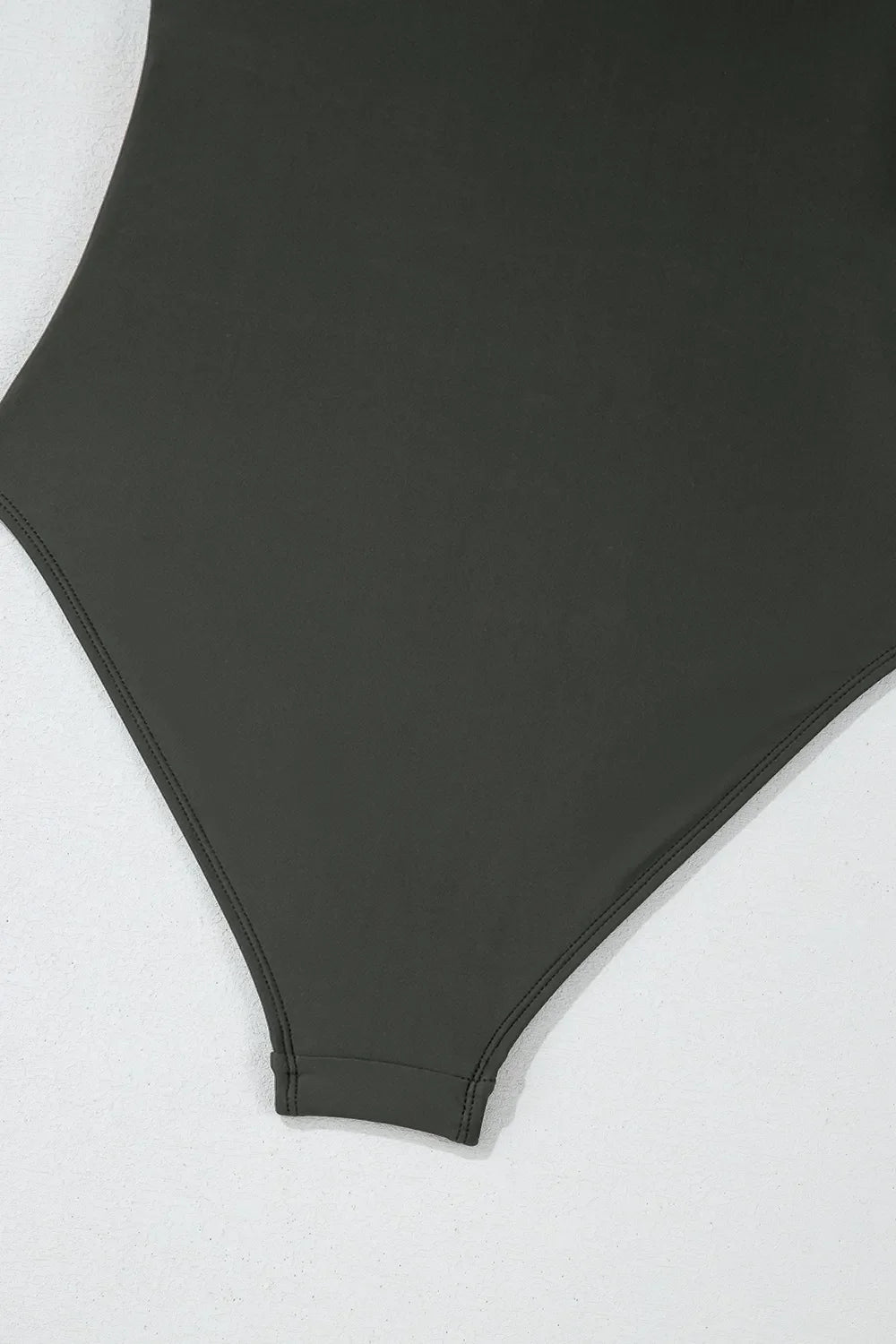 Women's Color Block Padded Square Neck One Piece Swimsuit Tummy Tummy