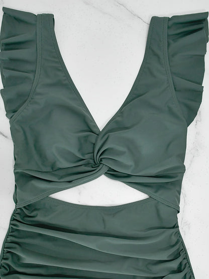 Women's New High-End Fashion Sexy One-Piece Printed One Piece