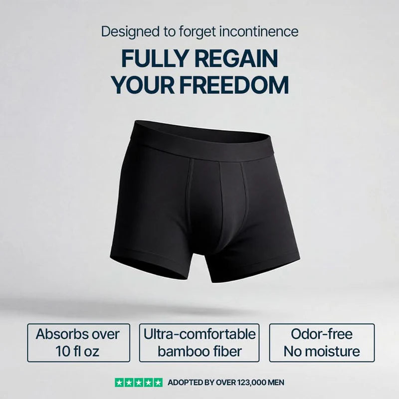 Caleçon absorbant ultra-protecteur pour homme