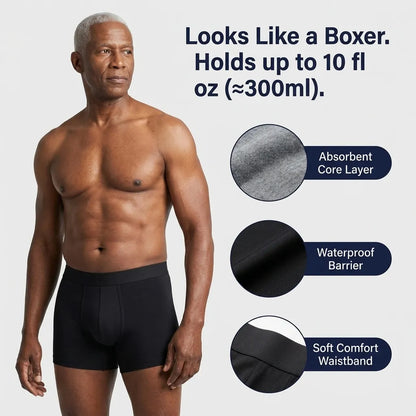 Caleçon absorbant ultra-protecteur pour homme