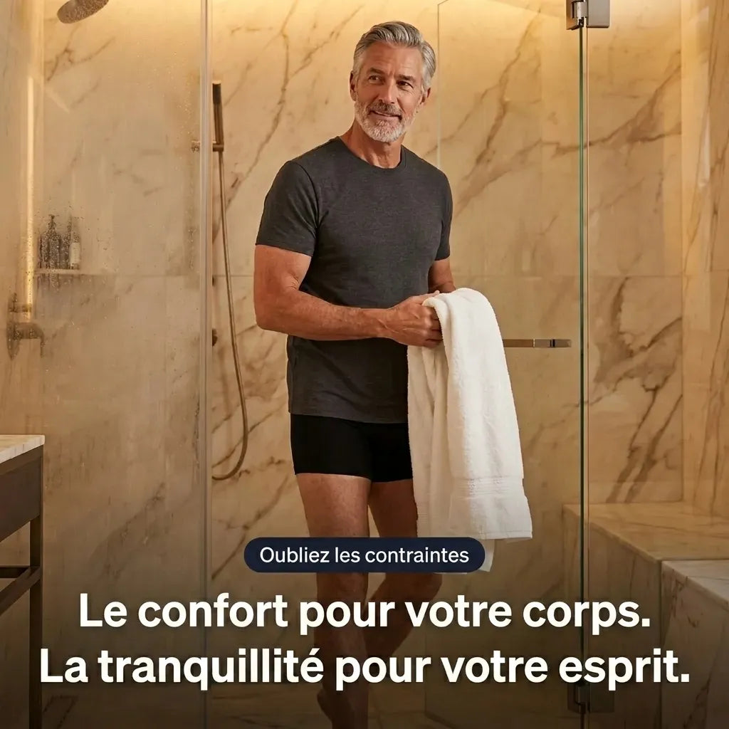 Boxers d’incontinence ultra-absorbants pour hommes