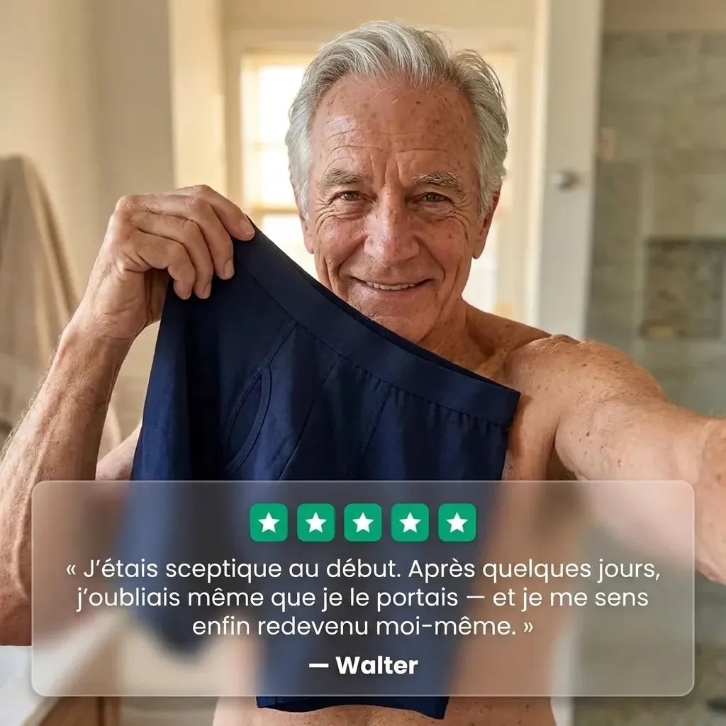 Ultra-absorbierende Inkontinenz-Boxershorts für Herren